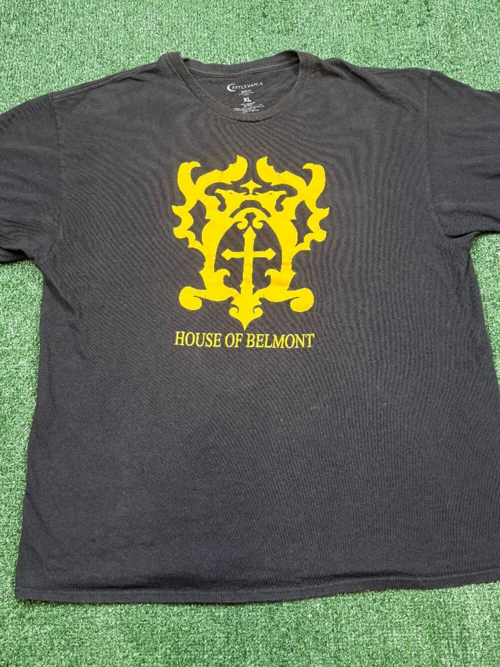 Castlevania x Netflix Graphic T Shirt Men's Size XL Black Gold Anime Movie Tee